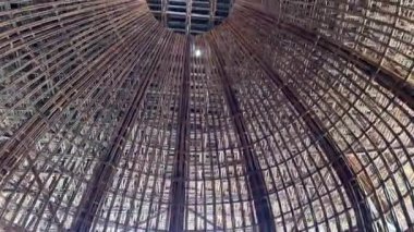 Phu Quoc, Vietnam. Phu Quoc Adası 'ndaki Grand World' de güzel bir sabah, bir sürü renkli ev. Yüksek kalite 4k görüntü