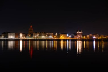 Güneşli papatyalar, parlak bir yaz tarlasında çiçek açıyor. Hayal gibi bulanık bir arka plan, doğanın güzelliğini ve dinginliğini yakalamak için mükemmel.