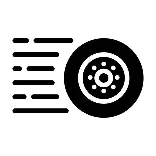 Kabartma biçimli tekerlek simgesinin tasarım çizimi. Kullanıcı Arayüzü, mobil tasarım, web tasarımı vb..