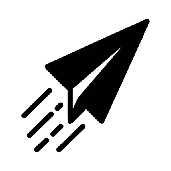 Kağıt düzlem simgesinin kabartma biçimli tasarım çizimi. Kullanıcı Arayüzü, mobil tasarım, web tasarımı vb..