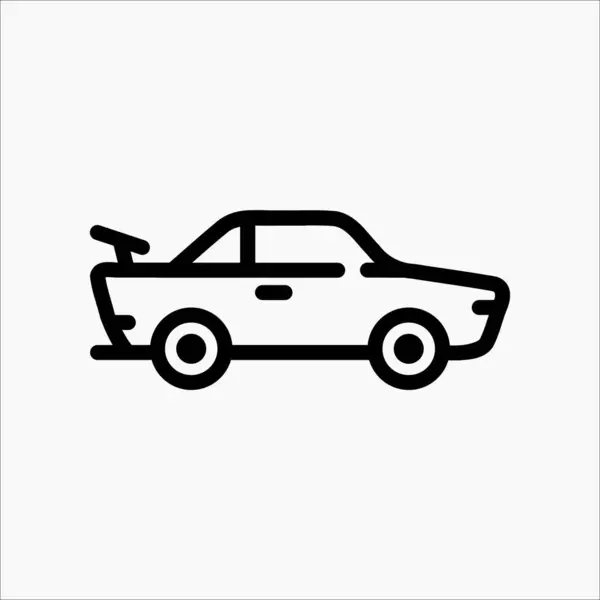 Çizgi stili yarış arabalarının tasarım çizimi grafiği. Kullanıcı Arayüzü, mobil tasarım, web tasarımı vb.