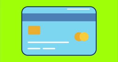 Kredi kartı canlandırması, yeşil ekran