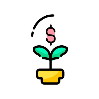 Çizgi simgesi grafiği. İş bilgileri için veri, çubuklar ve ekonomik büyüme unsurları. Veri istatistikleri ve analizlerinin görselleştirilmesi. Beyaz arka planda izole edilmiş. vektör illüstrasyonu