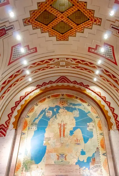 Detroit Michigan Guardian iç mimari.