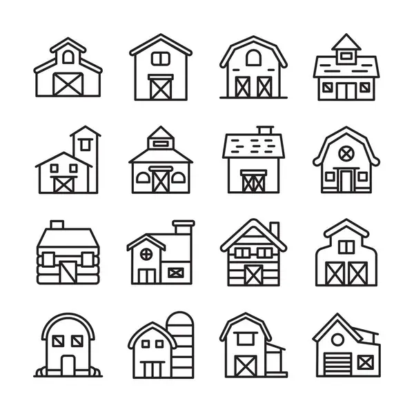 Barn Vektör İllüstrasyonu, Basit Tasarım