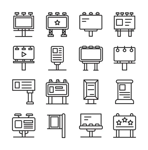 Billboard Vektör İllüstrasyonu, Basit Tasarım
