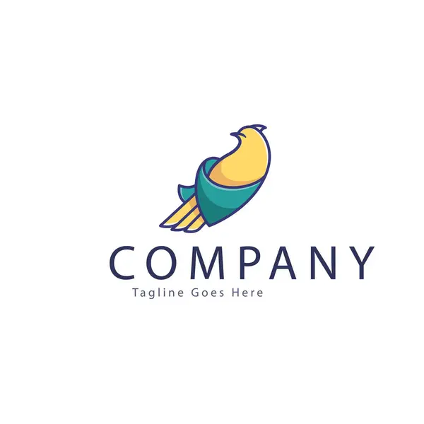 Kuş 21 Vektör İllüstrasyonu, Basit Tasarım