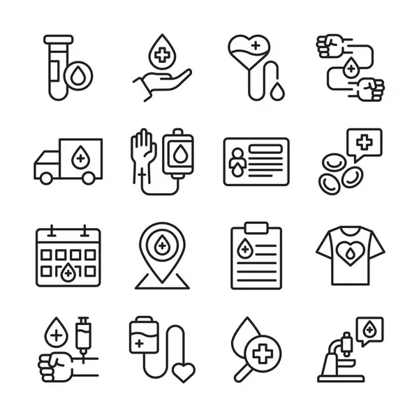 Kan Bağışı Vektörü İllüstrasyonu, Basit Tasarım