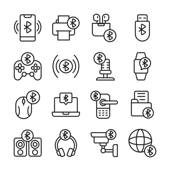 Bluetooth Vektör İllüstrasyonu, Basit Tasarım