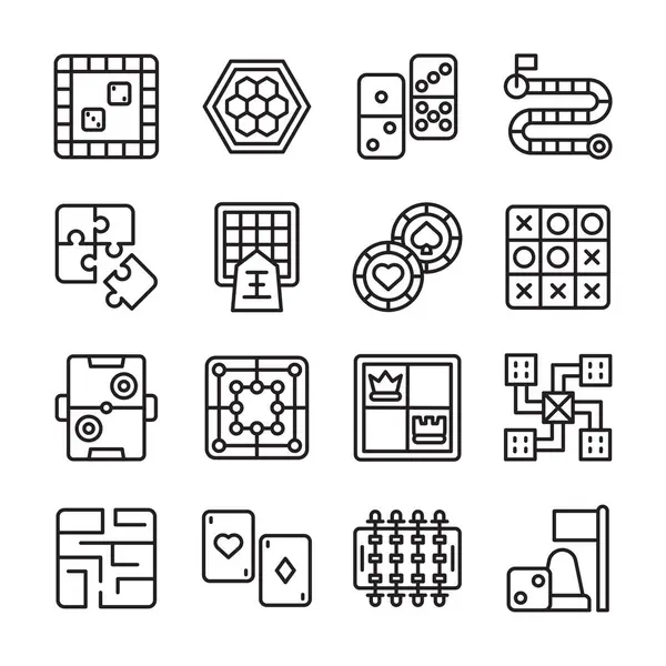 Tahta Oyunları Vektör İllüstrasyonu, Basit Tasarım