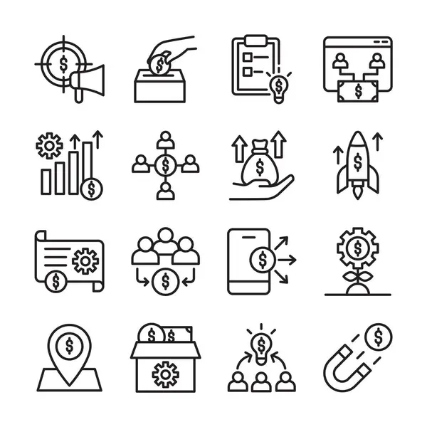 Kitle fonlaması Vektör İllüstrasyonu, Basit Tasarım