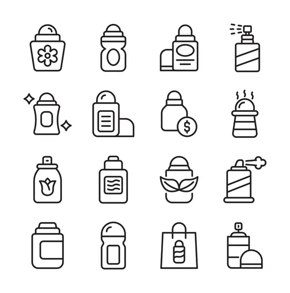 Deodorant Vektör İllüstrasyonu, Basit Tasarım