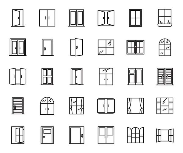 kapı vektör çizimi, basit tasarım