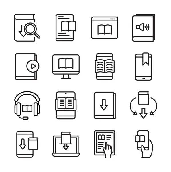 Ebook Vektör İllüstrasyonu, Basit Tasarım