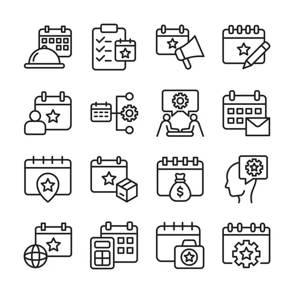 Olay Düzenleyici Vektör İllüstrasyonu, Basit Tasarım