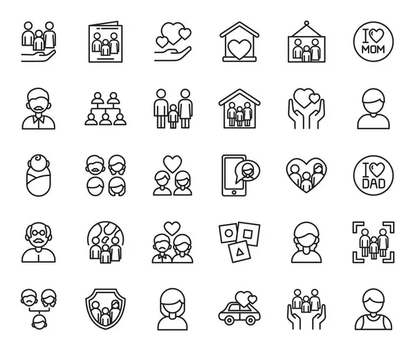 Aile Vektörü İllüstrasyonu, Basit Tasarım