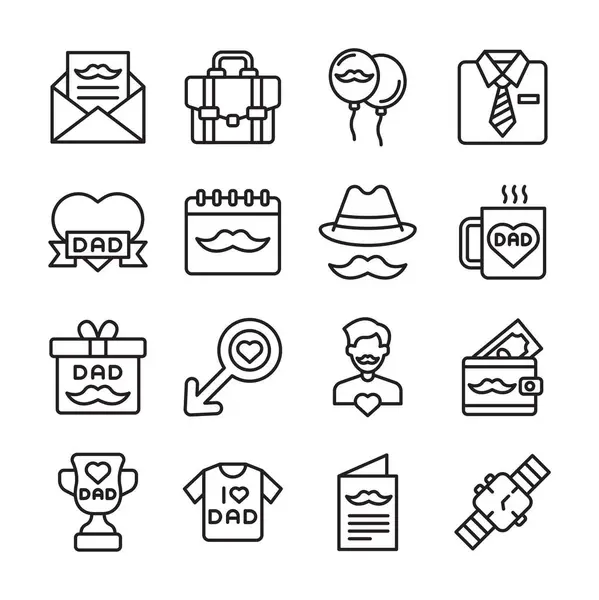 Babalar Günü Vektör İllüstrasyonu, Basit Tasarım