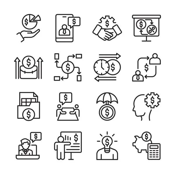 Finansal Danışman Vektör İllüstrasyonu, Basit Tasarım