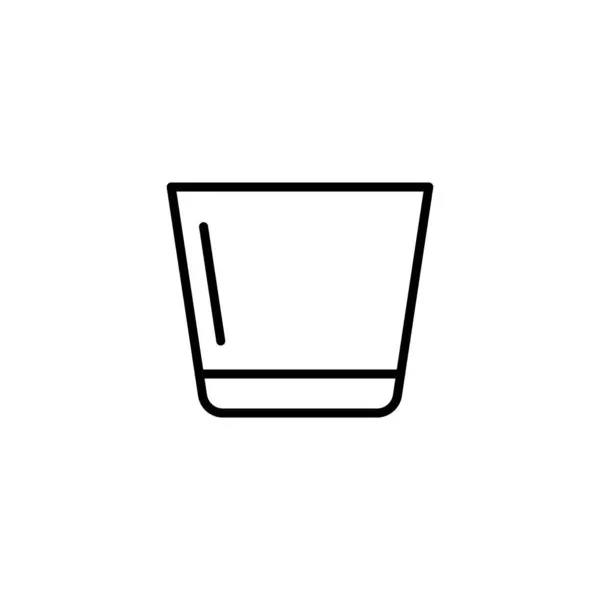 Bir fincan simgesinin vektör illüstrasyonu