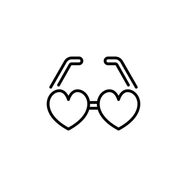 Şeffaf bir arkaplanda aşk vektör çizimi. Birinci kalite semboller. Konsept ve grafik tasarım için ince çizgi simgesi.