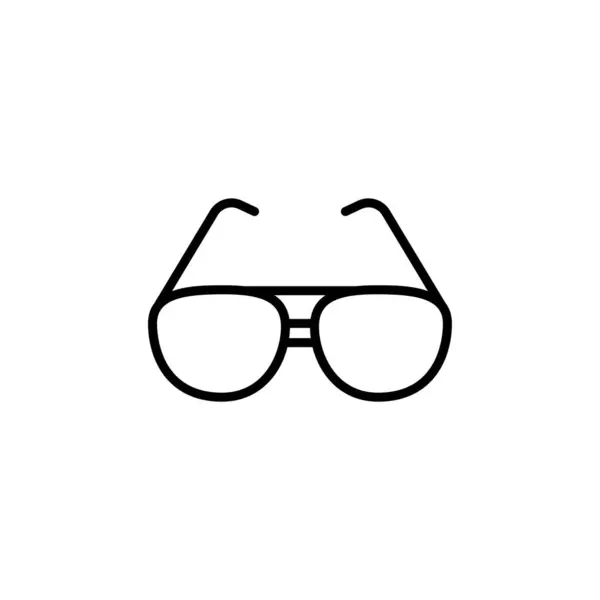 Gözlük simgesi vektör çizim şablonu