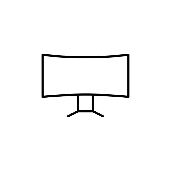 TV simgesi vektör illüstrasyon logosu