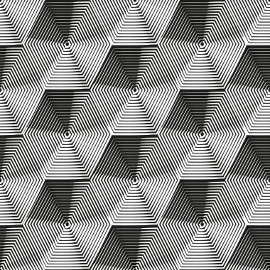 Kusursuz desen. Modern stil soyut doku. Tekrarlanan geometrik fayanslar