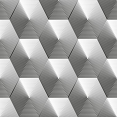 Kusursuz desen. Modern stil soyut doku. Tekrarlanan geometrik fayanslar