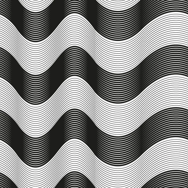 Zökkenőmentes Minta Modern Stílusos Absztrakt Textúra Ismétlődő Geometriai Lapok — Stock Fotó