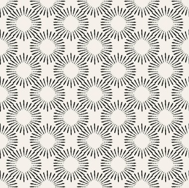 Vektör kusursuz desen. Modern stil soyut doku. Çizgili elementlerden geometrik fayanslar tekrarlanıyor