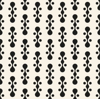 Vektör kusursuz desen. Modern stil dokusu. Yumuşak elementlerden geometrik fayanslar tekrarlanıyor