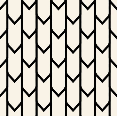 Oklarla vektörsüz desen. Modern stilish desen. Doğrusal desen.