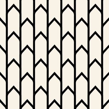 Oklarla vektörsüz desen. Modern stilish desen. Doğrusal desen.