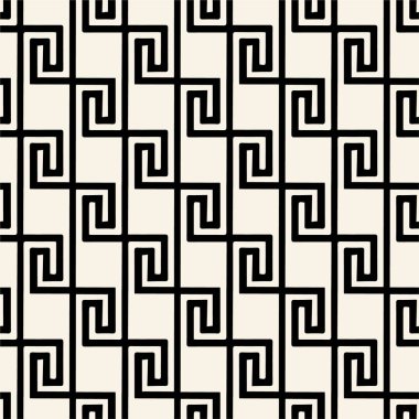 Bukleli vektör geometrik kusursuz desen. Modern stil dokusu.