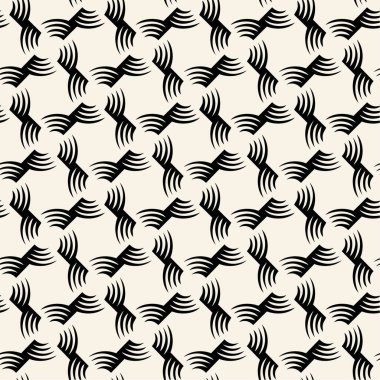 Vektör kusursuz desen. Şık grafik dokusu. Geometrik parşömenli sonsuz tek renkli arkaplan.