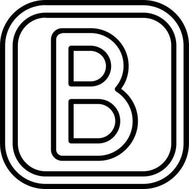 letter b vector design