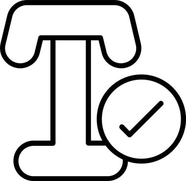 Alarm alarm simgesi ana hat biçiminde