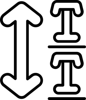 özet biçiminde yön ok simgesi