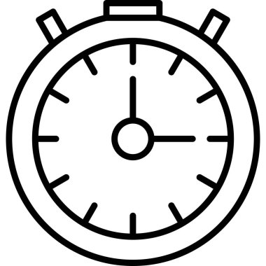 Kronometre simgesi çizimi