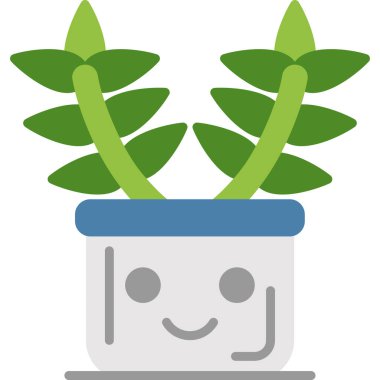 bitki kabı, illüstrasyon, vektör, beyaz arkaplanda.