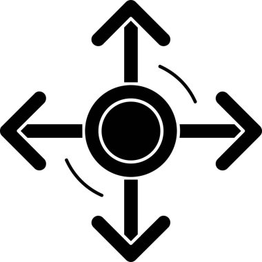 ok simgesi vektör illüstrasyonu