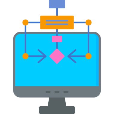 bilgisayar web simgesi vektör illüstrasyon tasarımı