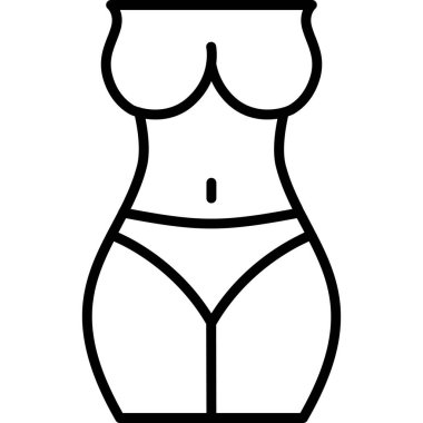 bikini bikini bikini bikini ikonu taslak biçimi