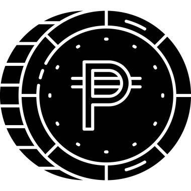 Para birimi paslanmış madeni para simgesi