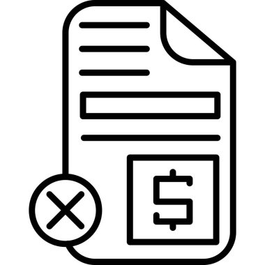 fatura kağıt belge simgesi özet biçimi