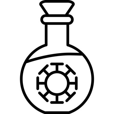 alkol kokteyli ikonu ana hatlarıyla