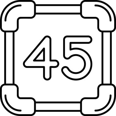 Modern b 'nin vektör illüstrasyonu eksik simgesi