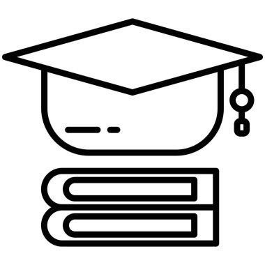 Mezuniyet şapka simgesi, taslak biçimi