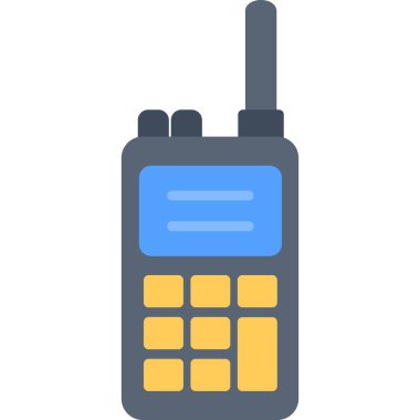 kablosuz radyo simgesi, düz tasarım