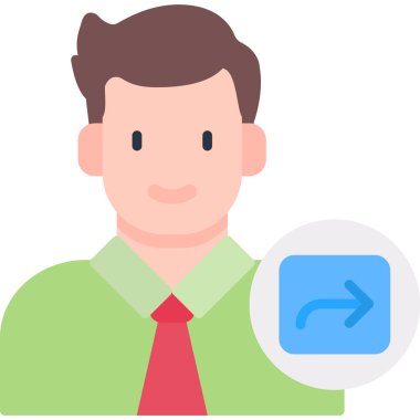 iş simgesi vektör illüstrasyonu